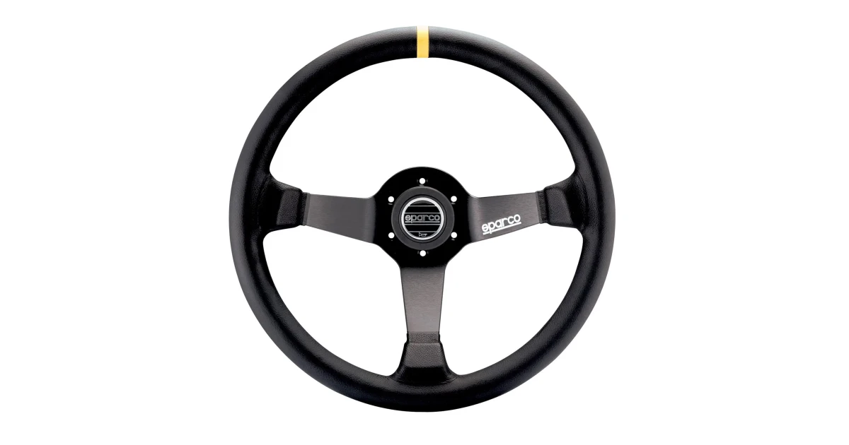 Sparco R345 Ratti, 350 mm / 63 mm, Nahka » Jimmy's Garage