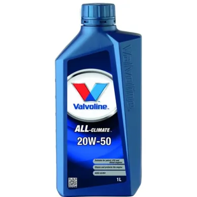 21 872788 VALVOLINE ALL CLIMATE 20W 50 MOOTTORIOLJY 1L kuva
