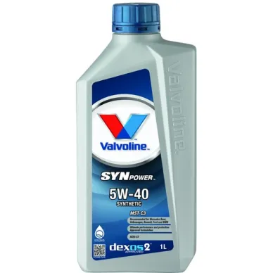 21 872385 VALVOLINE SYNPOWER MST C3 5W 40 MOOTTORIOLJY 1L kuva