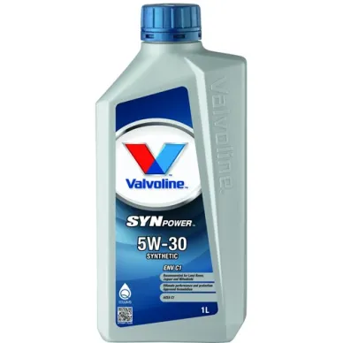 21 872591 VALVOLINE SYNPOWER ENV C1 5W 30 MOOTTORIOLJY 1L kuva
