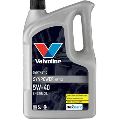 21 872386 VALVOLINE SYNPOWER MST C3 5W 40 MOOTTORIOLJY 5L kuva