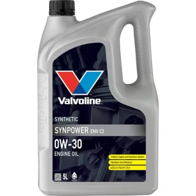 21 872519 VALVOLINE SYNPOWER ENV C2 0W 30 MOOTTORIOLJY 5L kuva