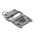 DAF XF106 front keychain stainless steel1