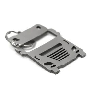 DAF XF106 front keychain stainless steel1 kuva