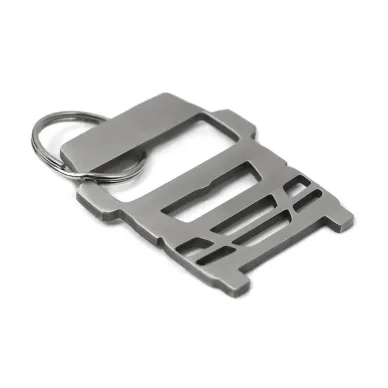 Keychain Man TGX front stainless steel1 kuva