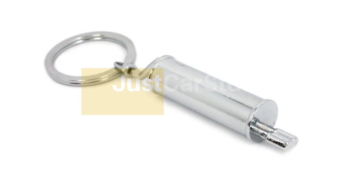 Simple muffler Avaimenperä Kromi Avaimenperät » Jimmy's Garage