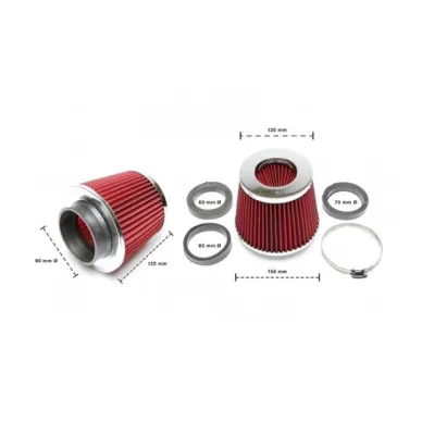 ta technix ilmansuodatin punainen o90mm 1 kuva